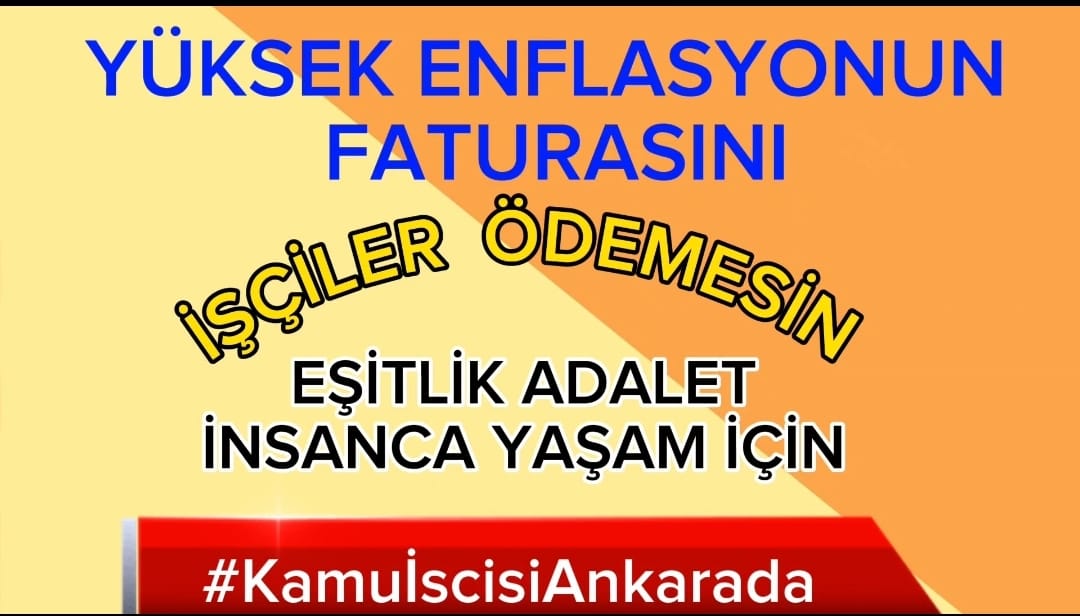 İŞÇİ NE İSTİYOR? 💠Seyyanen zam 💠Refah payı 💠Meslek kodu 💠Tayin-becaiş 💠Kıdem tazminatı tavanı 💠Statü Değişikliği 💠Haftalık 40 Saat Çalışma 💠Egitim-Öğrenim Farkı 💠Sendika Aidatlarında İndirim 💠Zorunlu Emekli işe İade 💠Kıdem-Yıl Farkı #KamuİscisiAnkarada ❗❗❗❗❗