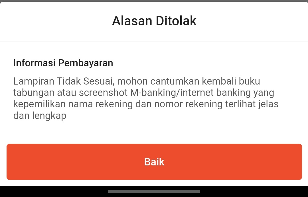 Hallo sorry pake ht, ada yg ikut shopee affiliate trs pake seabank ga yah? Boleh tau contoh lampiran internet bankingnya ga? Ak udah 3 kali ditolak padahal no reknya jelas... #zonauang