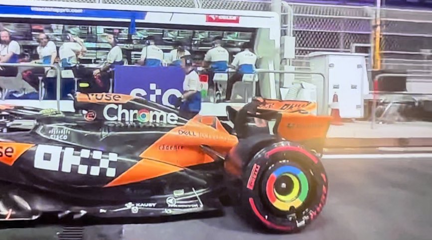 Est-ce que du coup on peut dire qu’il a des jantes chromées ? 🤔
#SaudiArabianGP