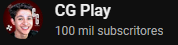 NOTheax_'s tweet photo. @CGplayoficiial É um orgulho que deslumbra sobre todos os inscritos raizes do canal e até os novos, é tão mas tão lindo ver esse número, esse canal enchido com tantas pessoas lindas que tiveram a grande sorte de conhecer esse lindo cabeça gigante. É isso CG parabéns seu lindo :DD https://t.co/MRIfcJHfIt