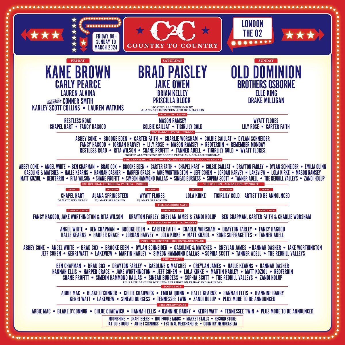 🇬🇧 THIS WEEKEND 🇬🇧 

@theredhillvalleys are back in the UK this weekend for @c2cfestival!!