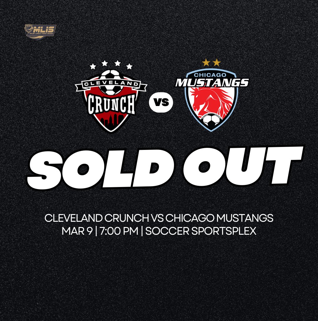 clecrunch's tweet image. Tonight's match at the Soccer Sportsplex is SOLD OUT! ‼

See you tonight?