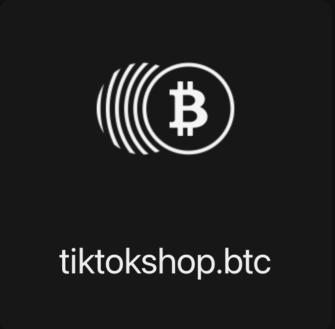 TheFedBTC's tweet photo. TikTok Shop #Domain for sale!

https://t.co/NhV664nyMa

#Bitcoin #btc #stacks $btc $stx #TikTok #Domains #BitcoinDomain #BNS #cryptodomains #Web3 #ethereum #STX #DomainForSale #DomainNameForSale #domainnames #blockstack #ENS #Ordinals #crypto #domaining #BlockchainDomains #Ordi https://t.co/DdHBVyFdDn