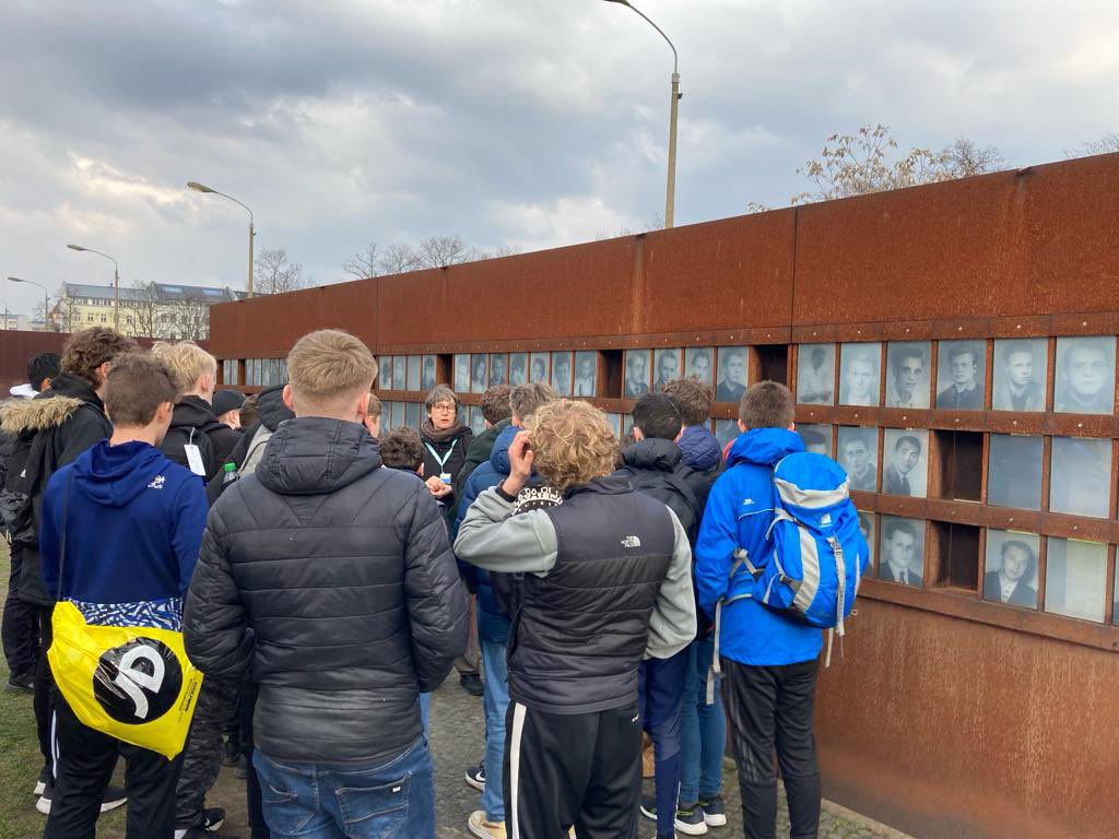 @carresgrammar on a Cold War walking tour in Berlin