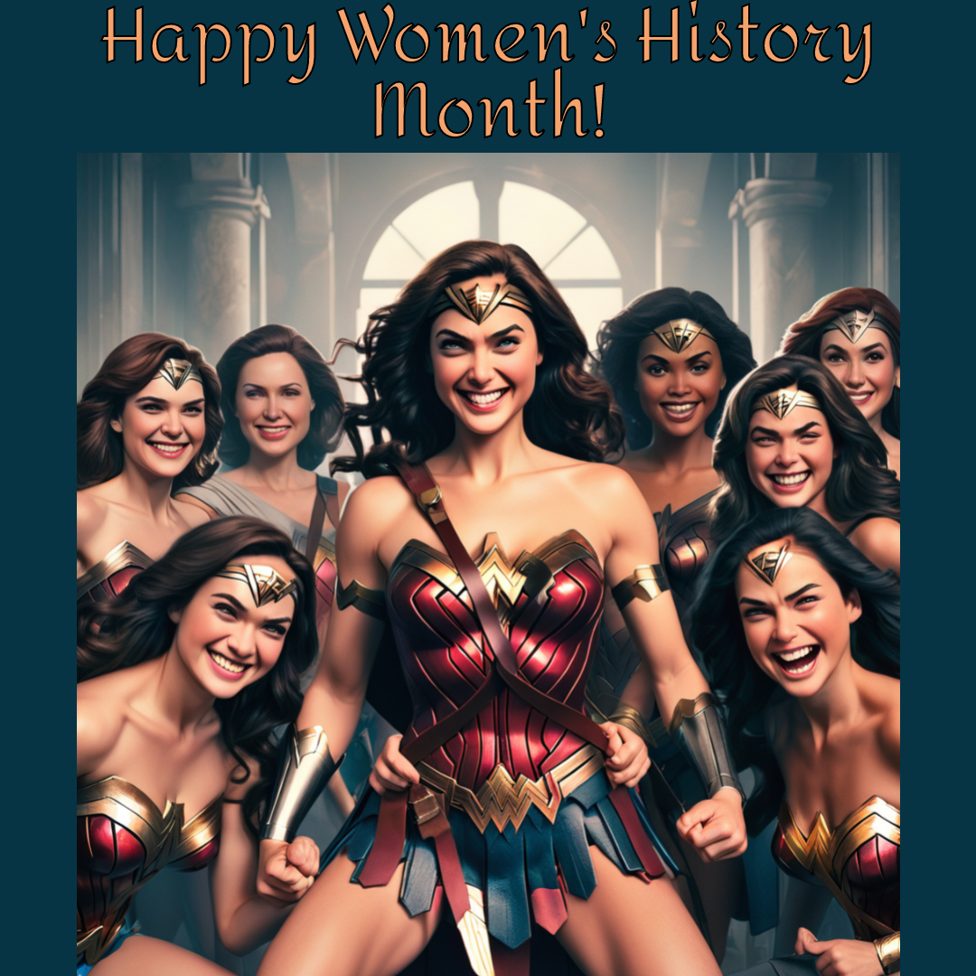 "You don't need to be a princess to be a hero." - Diana Prince. This Women's History Month, let's celebrate the everyday Wonder Women who inspire us. Tag a strong woman you admire in the comments! #WomensHistoryMonth #SheIsWonderWoman