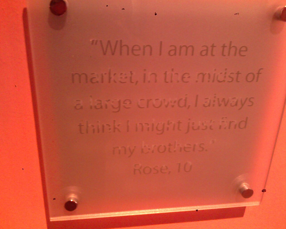 From the Kigali Genocide Memorial