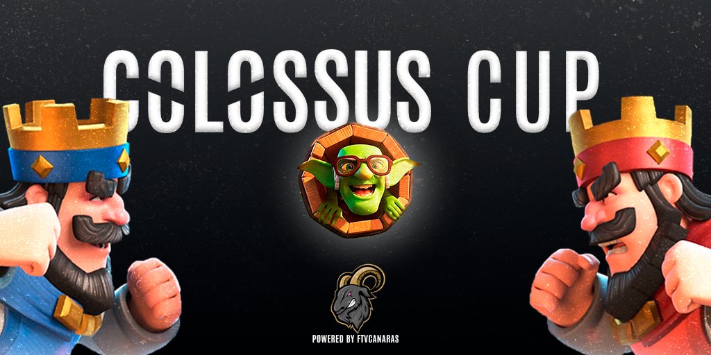 ColossusTnf's tweet photo. ‼️ Último juego de #CGW ‼️
Clash Royale
Organizado junto a @FtvCanarias 🔥
Prepararos vuestros mejores mazos, que se vienen buenas partidas. 👀
#ColossusTnf #ClashRoyale #ColossusCup
📜Inscripción y demás información a través del link:
https://t.co/HdDWnYFjPS https://t.co/sAryXaBP4B