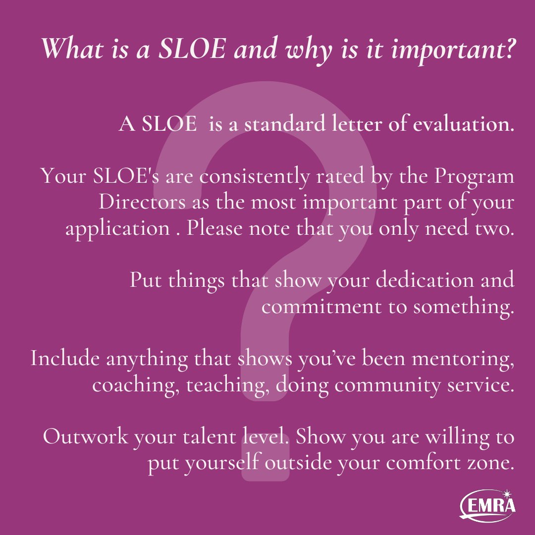 📣 MSF panel question #3 - What is a SLOE and why is it important? Check out the answers from our amazing PD panelists!