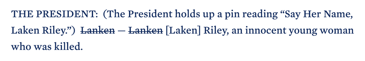 <a href="/DschlopesIsBack/">Gain of Fauci</a> Those who revise history as a measure to determine the future even revised the revision: "Lincoln" > "Lanken."

That's how you assign a back end attribution from a mental deficiency to a mispronunciation.

whitehouse.gov/briefing-room/…