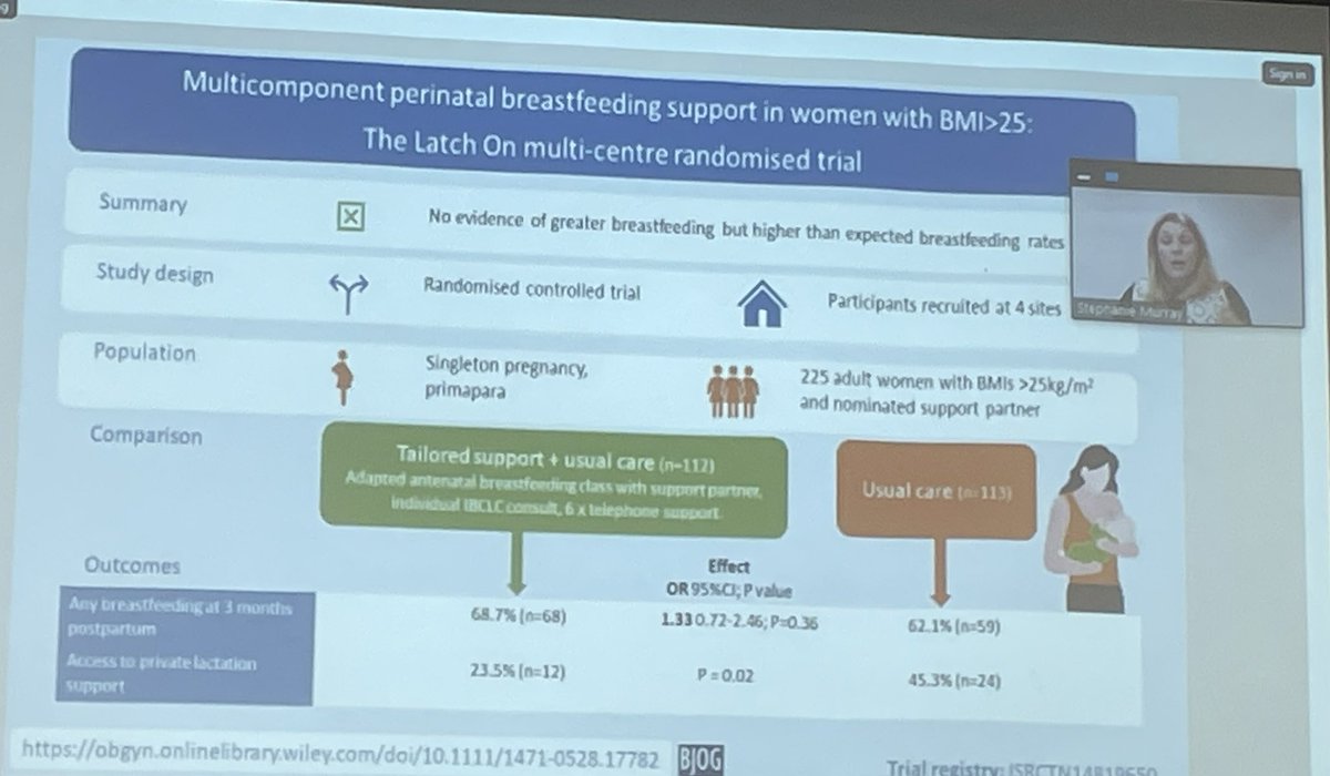 Important to note that 45%control group accessed private lactation support this is vital data collection outcome @hselive @LauraMcHugh12 @HealthyIreland @ClareKennedyRM