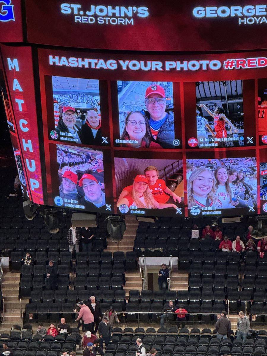 Oh lookie we are #MSG famous #StJohns #WeAreStJohns #redstorm  #Johnnies