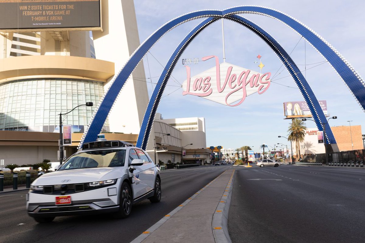 Las Vegas is home to Motional's public robotaxi service. If you're in town, try hailing one on the Las Vegas strip!