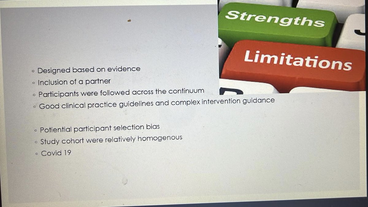 Some of the strengths and limitations of the Latch on this multi component research @hse @LauraMcHugh12 @HealthyIreland @ClareKennedyRM