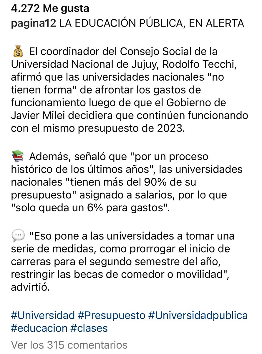 La Universidad Pública en Alerta