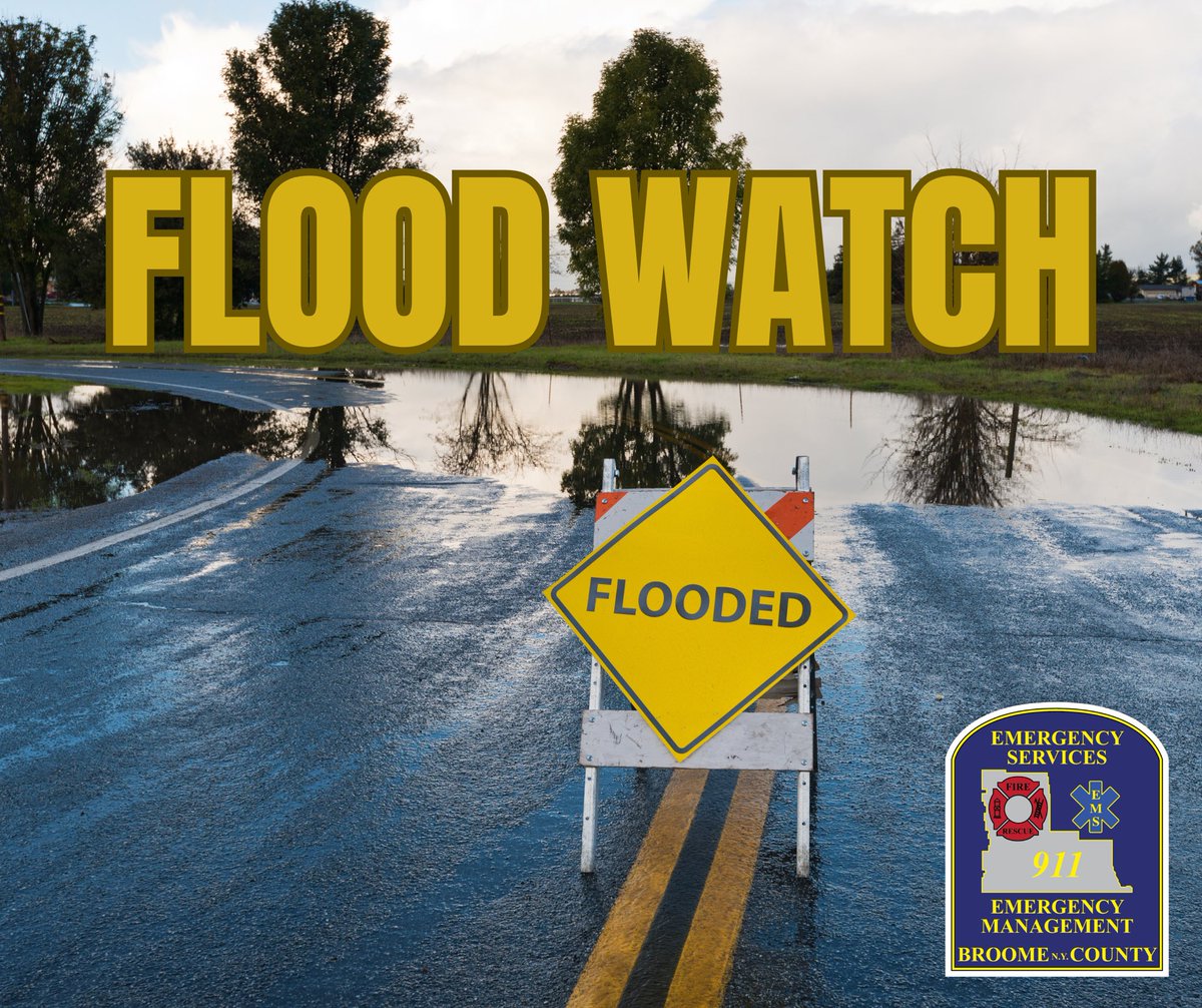 ⚠️FLOOD WATCH IN EFFECT FROM 5 PM THIS AFTERNOON THROUGH SUNDAY EVENING⚠️