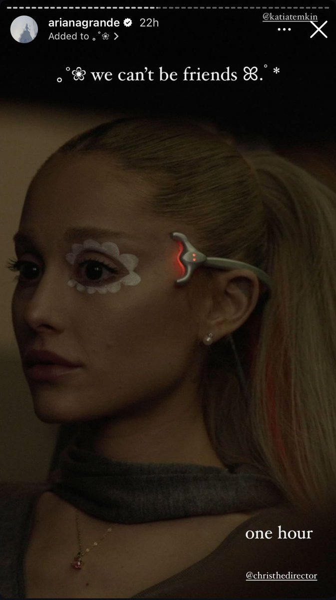 glambysinead's tweet photo. we can’t be friends ( wait for your love) makeup 🤍✨🌸 #eternalsunhine #arianagrande https://t.co/loC8ifzrZN