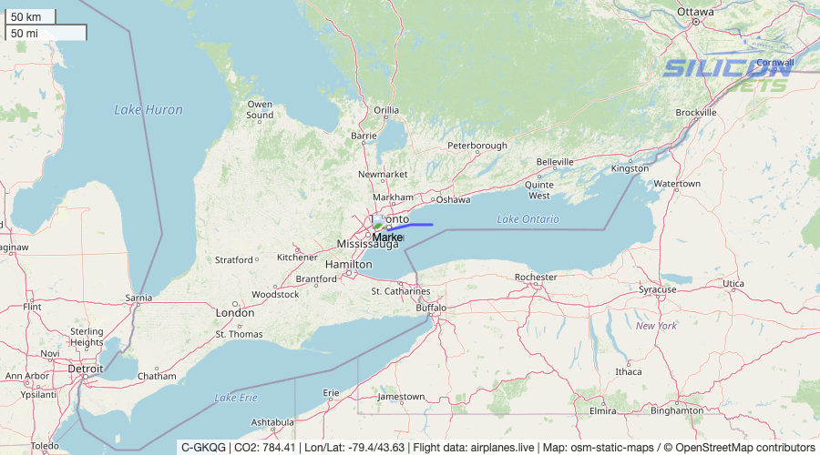 TestLumberjack's tweet image. C-GKQG (#gulfstream G650ER reportedly used by #testuser) no longer detected in flight. Emissions est. 1041 kg #CO2 (compared to 54 kg flying commercial). #CO2emissions