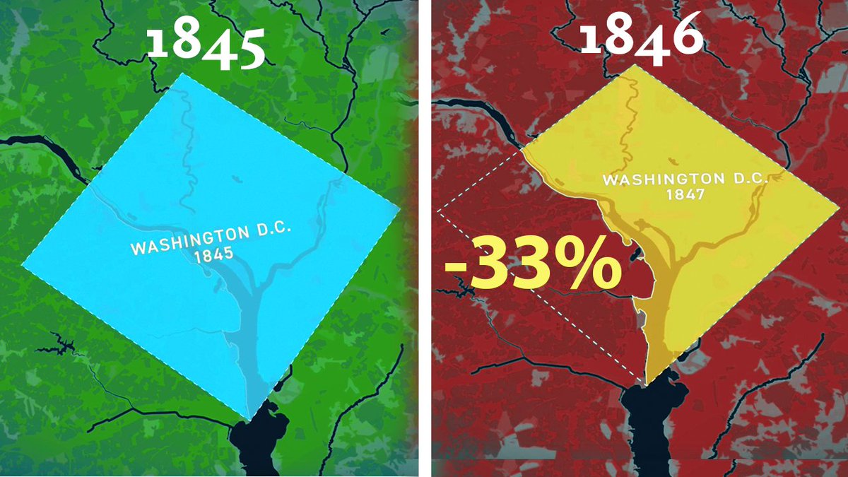 In my newest video, I continue with local D.C. history and expert interviews! Thank you, @MichaelLeePope! Why Washington, D.C. Was Cut in Two in 1846