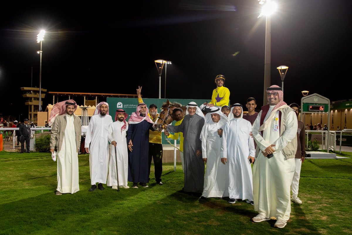 JockeyClubSA_EN's tweet photo. Winner of the @LucidMotors Tuwaiq Cup just two weeks ago at @thesaudicup! 

🥇 BADR (Kitten's Joy) returns to land the SAR300k King Abdulaziz Racecourse Championship Cup (Dom. G1) under @adeel_1415 for Alsafir Stable.

#RiyadhSeason | #SaudiRacing https://t.co/iNrIpjZjlp
