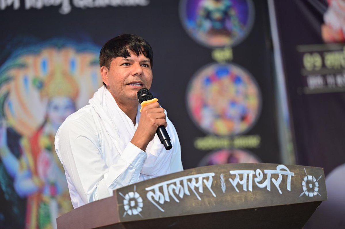HabitatHealer's tweet photo. हरित प्रणाम, तपोभूमि लालासर साथरी में स्वामी सच्चिदानंद जी आचार्य के सानिध्य में आयोजित 7 वें युवा संगम में शामिल होकर समाज के बुजुर्गों, युवा बहन -भाइयों से पर्यावरण संरक्षण व सामाजिक जीवन के विभिन्न पहलुओं पर संवाद किया ।@isachchidanandG https://t.co/HiiCbY6P77
