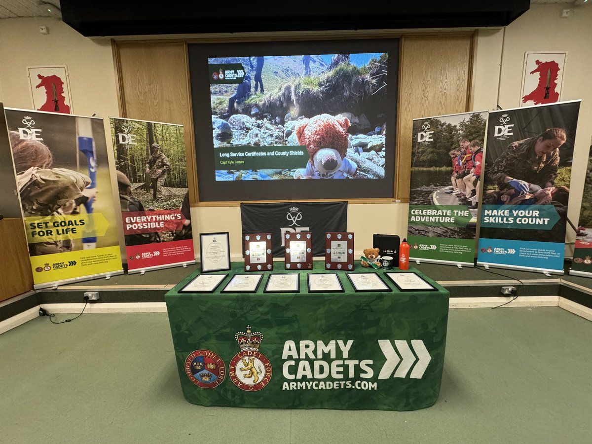 ACFADofEWales's tweet photo. 160th (Welsh) Brigade @ArmyCadetsUK @DofE Conference is in full swing! Lots of discussions & sharing ideas. Huge thanks to @MartinPeterson, Michelle Eynstone, @DandGACF Media Officer for supporting & delivering sessions today! π
#160XACFDofEConference #EveryCadet #DofELeaders https://t.co/lUm2tC5RW2