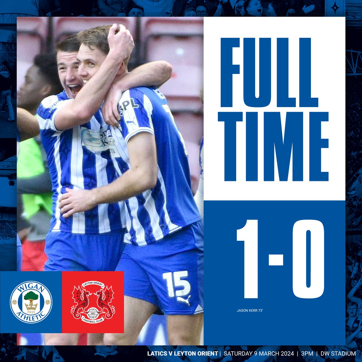 LaticsOfficial's tweet image. 𝗛𝗨𝗚𝗘 𝗪. 😍

#wafc 🔵⚪️