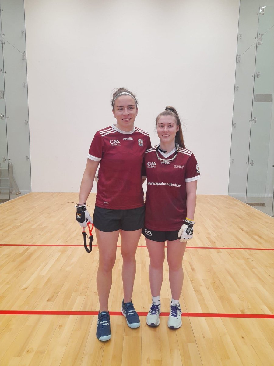 CLG Liathróid Láimhe na Gaillimhe (@galwayhandball) on Twitter photo .<a href="/Galway_GAA/">Galway GAA Official</a>'s Ciana Ni Churraoin and Niamh Heffernan have won the <a href="/GAA_Handball/">GAA Handball Ireland</a> All Ireland Senior Ladies Doubles title. The first Galway team to achieve this. Incredible achievement <a href="/gbfmsports/">Galway Bay FM Sport</a> <a href="/FlirtFMSport/">FlirtFMSport</a> <a href="/Mulliganj/">John Mulligan</a> <a href="/Jhiggins3/">Jonathan Higgins</a> <a href="/BillyCoss/">Billy Coss</a> <a href="/ClaregalwayGaa/">Claregalway GAA / LGFA</a> <a href="/MaighCuilinnLGF/">MaighCuilinnLGFA</a> .<a href="/Galway_GAA/">Galway GAA Official</a>'s Ciana Ni Churraoin and Niamh Heffernan have won the <a href="/GAA_Handball/">GAA Handball Ireland</a> All Ireland Senior Ladies Doubles title. The first Galway team to achieve this. Incredible achievement <a href="/gbfmsports/">Galway Bay FM Sport</a> <a href="/FlirtFMSport/">FlirtFMSport</a> <a href="/Mulliganj/">John Mulligan</a> <a href="/Jhiggins3/">Jonathan Higgins</a> <a href="/BillyCoss/">Billy Coss</a> <a href="/ClaregalwayGaa/">Claregalway GAA / LGFA</a> <a href="/MaighCuilinnLGF/">MaighCuilinnLGFA</a>