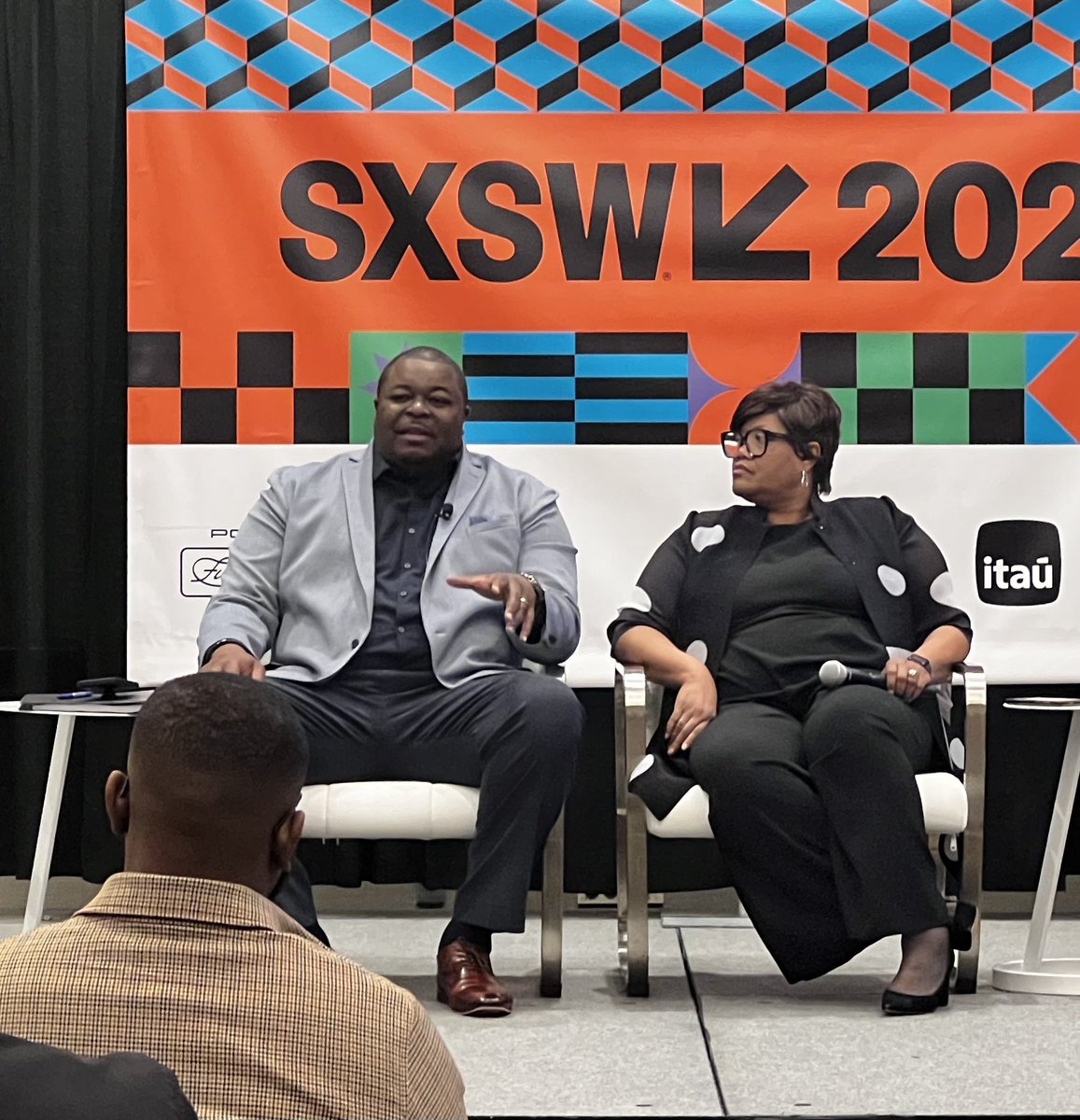@dhewitt06 from @lawyerscomm at #sxsw, “The election of @barackobama created a false narrative of post-racism…From the founding, racial discrimination is the baseline for America.” @GFMediaOrg