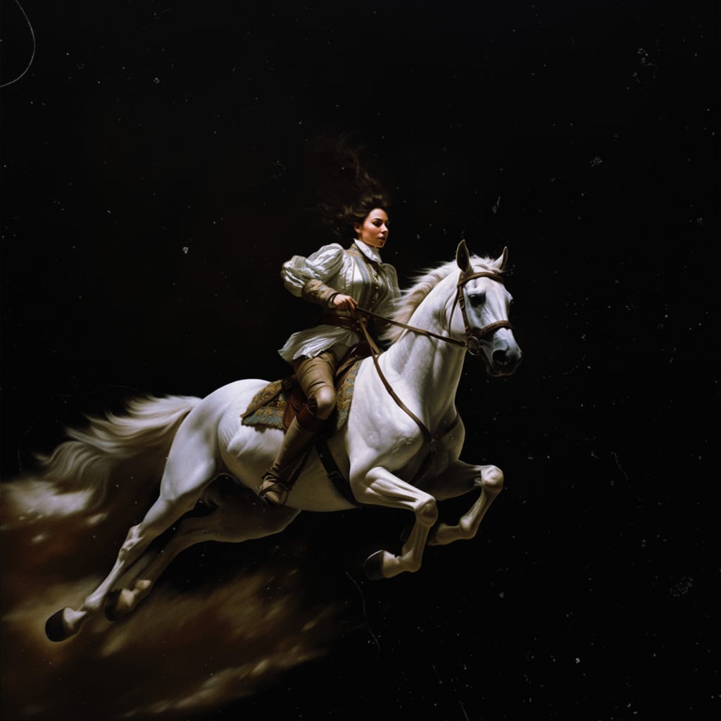 The title, "Rider of the Infinite," perfectly captures the sense of boundless exploration and unshackled spirit. 

objkt.com/collections/KT…