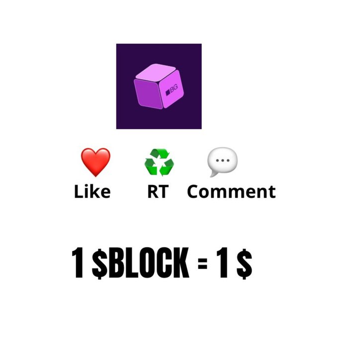 IF 1 $BLOCK = $1 DOLLAR
<a href="/GetBlockGames/">BlockGames</a> 💎

HOW MUCH WILL YOU MAKE? 

KEEP 

- COMMENT $BLOCK 💬 
- REPOST &amp;  LIKE ❤️♻️ 
- Follow me 
<a href="/ahmanikdu47/">Abul Hasanat Manik</a> 🔔

DON’T GIVE UP $BLOCK 💰