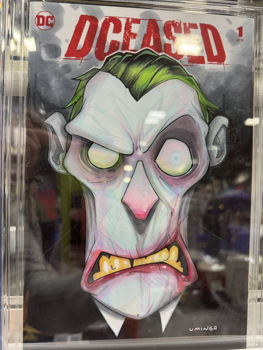 Just got this back, slabbed and ready to go, DM if interested. #joker #comicart