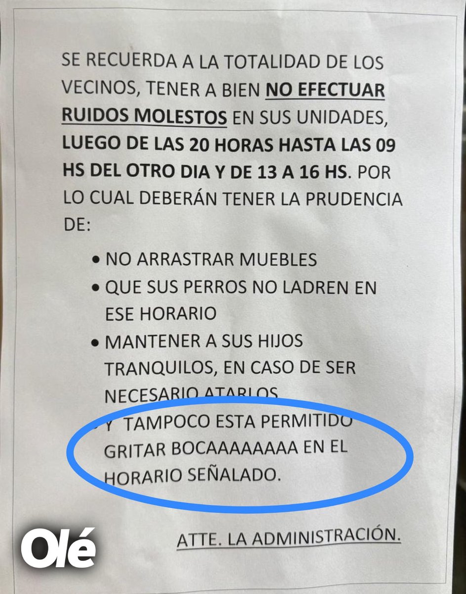 JASJASJ ATENCIÓN A ESTO... 🤣

La administración de un edificio y sus normas para los vecinos