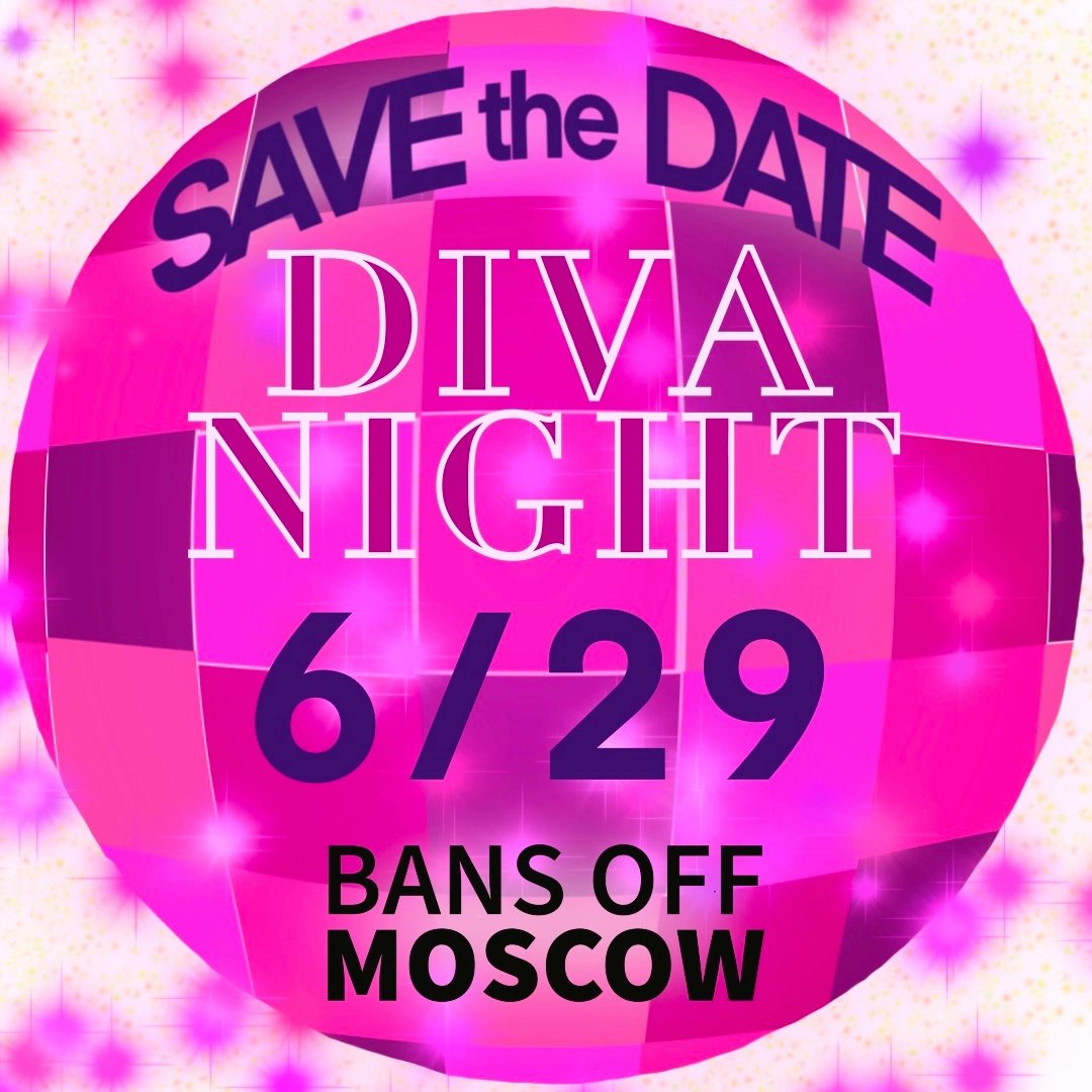 BansOffMoscow's tweet photo. Calling all Divas! We're planning a night to flaunt your fierce selves +  raise funds to fight for abortion rights &amp; the right to own our own bodies - to live, love, &amp; yes, dress, however we want. Mark your calendar for a night of music, fashion, and the most fabulous company. https://t.co/2CvGrmquXs