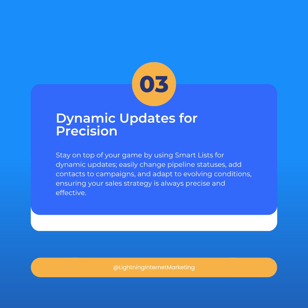 lightningim_com's tweet image. Here are 3 tips to effortlessly manage your contacts.👌🏻👌🏻👌🏻
Learn more about Smart Lists and its benefits to your online business in our latest blog post lightningim.com/digital-tools/…
#SmartLists #ContactManagement #DigitalMarketing