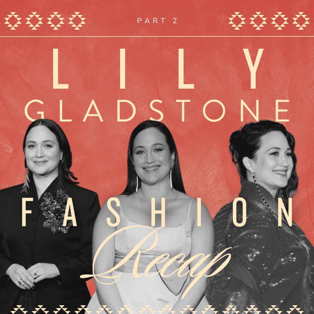 We are one day closer to the #Oscars! Let’s look at more Native artists that @Lily_Gladstone (Siksikaitsitapii/Nimíipuu) has amplified.

Join us as we count down to the #AcademyAwards2024 with more of Lily’s looks! 

#LilyGladstone #NativeFashion #OurStoriesOurVoices