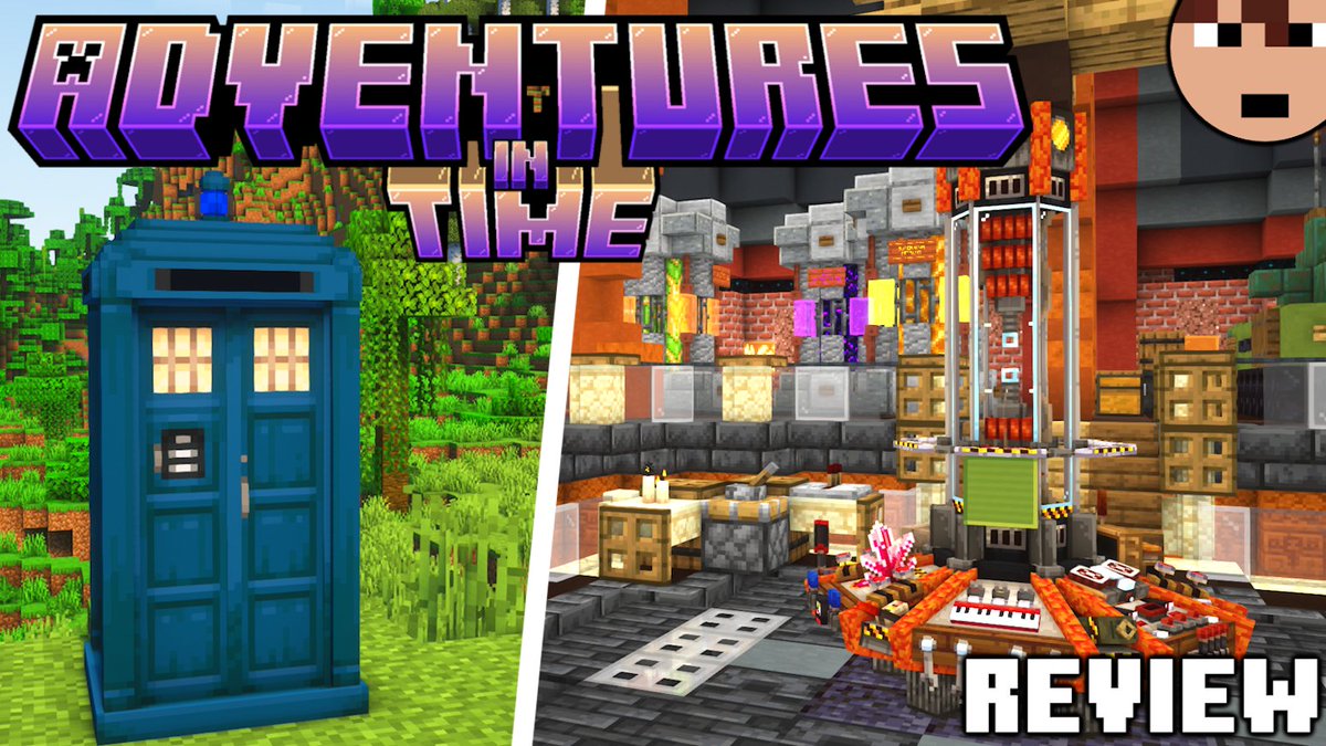 DT10_'s tweet photo. New Video! This Doctor Who Mod is INCREDIBLE... | Adventures in Time: Review/Showcase (1.20.1)
https://t.co/0JyPpRCCfV
#Minecraft #DoctorWho #AIT #AdventuresinTime #DT10 https://t.co/UghZz2X7vd