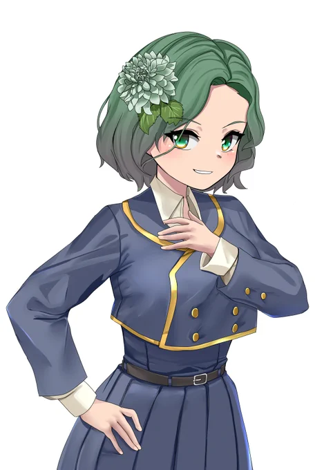 マダミス女学院を友だちと遊んだみんな絵を書くのでそれぞれ立ち絵用意しあって楽しかった 自分が書いたダリアちゃん。もちろんお嬢様言葉でRPしました。 
