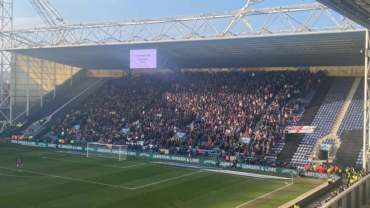 👏👏Amazing support from the 3️⃣1️⃣1️⃣4️⃣ @stokecity fans who attended @pnefc today. Safe journey home @StokeLoudProud @wizardsofdrivel @oatcakescfc @scfc_community