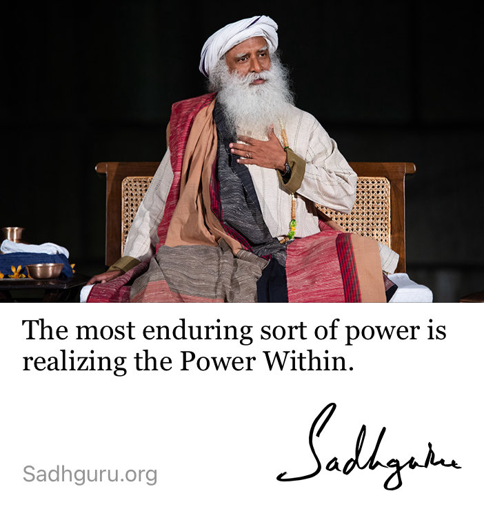 yographic39's tweet photo. #SadhguryQuotes #TurnInward #InnerEngineering #7StepsWithSadhguru https://t.co/gDUwj8WXr0