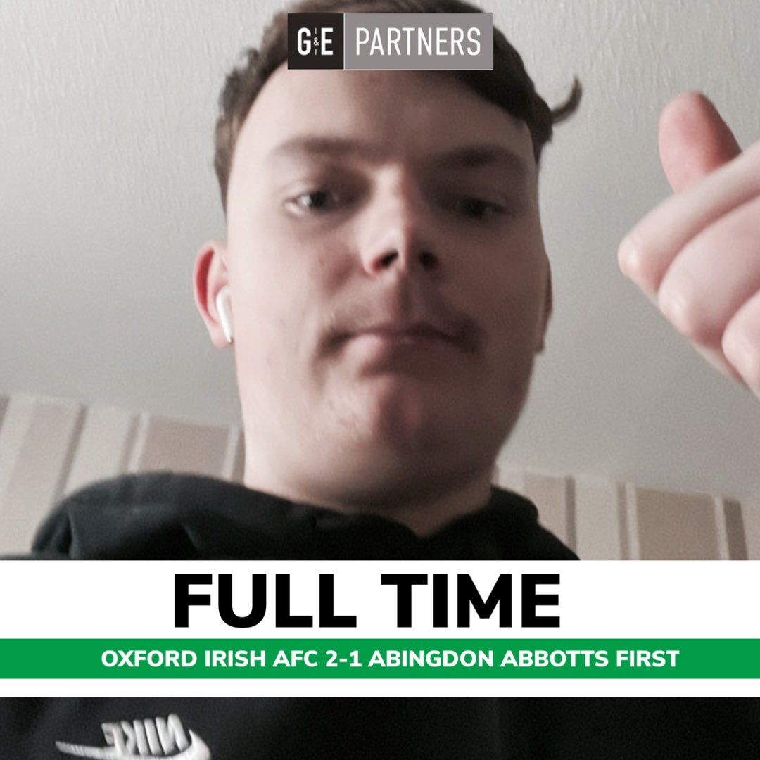 Well well well! Semi Final here we come! ☘️ The Irish’s league form has been poor of late, but boy are we progressing well in the Ben Turner cup, knocking out Charlton last time out and now Abingdon Abbotts First who are flying high in the league above! #upthefknirish ☘️