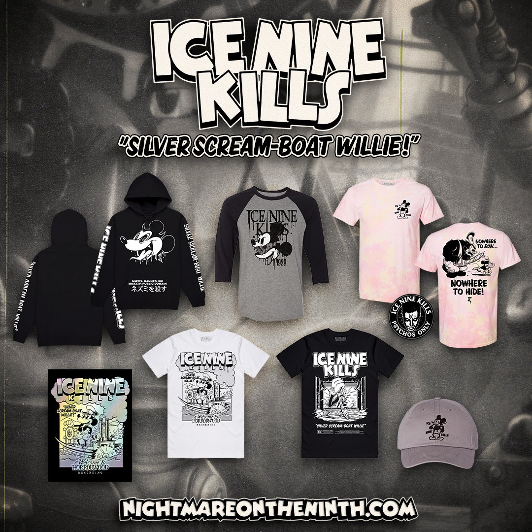 ICENINEKILLS's tweet photo. All Aboard Psychos…. The SILVER SCREAM-BOAT WILLIE nightmare on the ninth collection has arrived! Stab the link to stake your claim 🔪🐭🩸⚓️⛴️https://t.co/sPmZ4asL8e
#nightmareontheninth https://t.co/llNKUrCTj9
