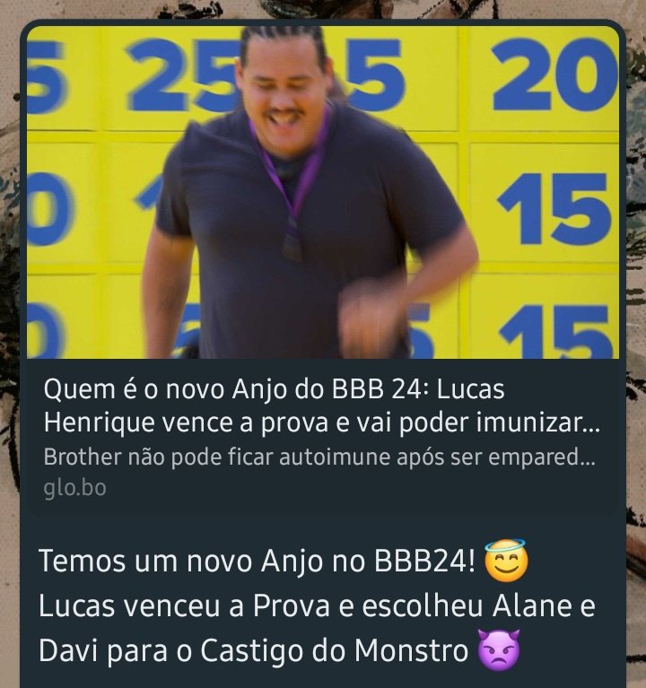 FabioPrevisoes's tweet photo. DEUS, OBRIGADO!

#BBB24 Lucas BUDA https://t.co/aDTOy2Za8N