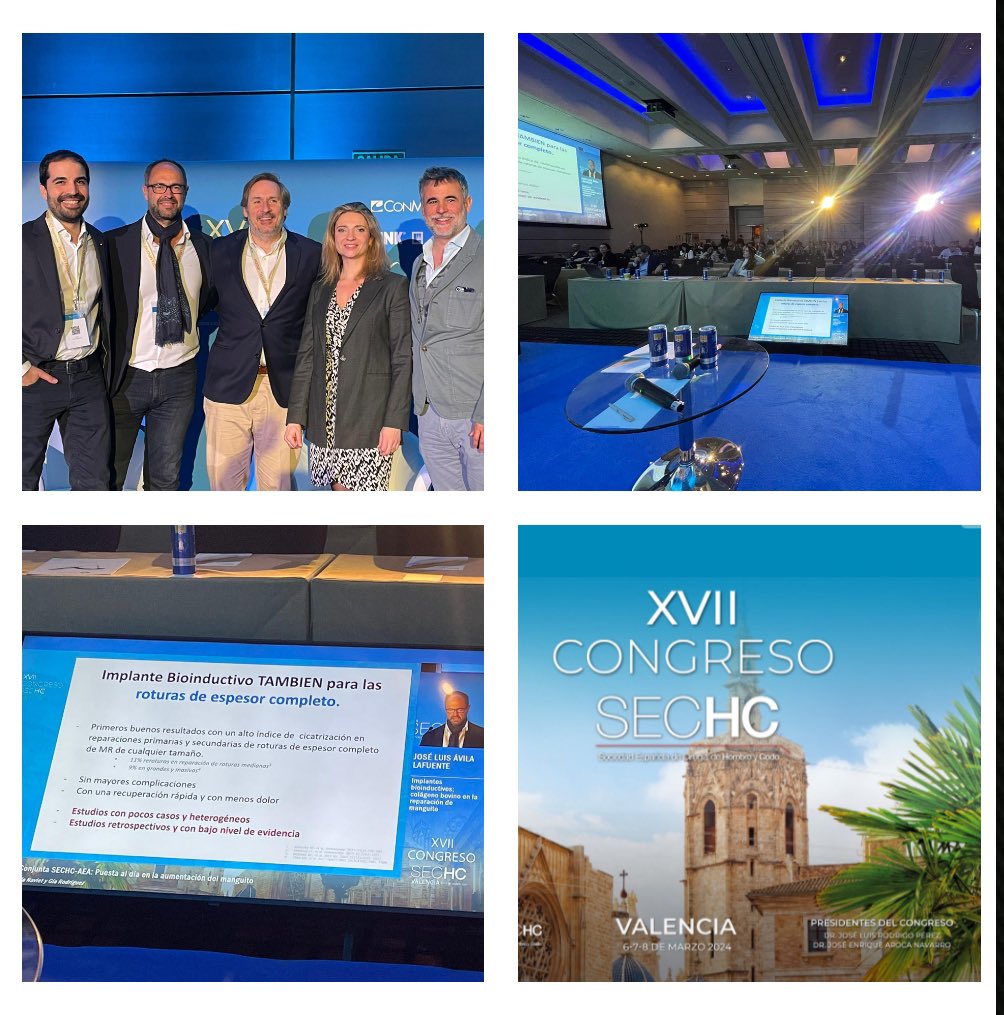 🟣CONGRESO SECHC 2024🟣

▪️Se ha celebrado en Valencia durante los días 7-8 Marzo.

▪️Numerosos socios Aea han podido disfrutar de este magnífico congreso hablando de artroscopia de hombro y codo como nuestra Vocal de Docencia <a href="/Gia_MD/">Gia Rodríguez</a> 

‼️Enhorabuena a toda la organización‼️