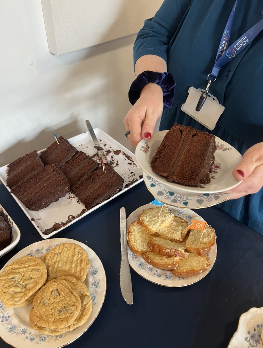 It was wonderful launching this year's Coffee, Cake & Care campaign at our #Hastingwood Café Clare last week 🍰 Host your own Coffee, Cake and Care fundraiser this spring and make your next cuppa count by raising it for St Clare. ☕ Register today: bit.ly/42MGxIb
