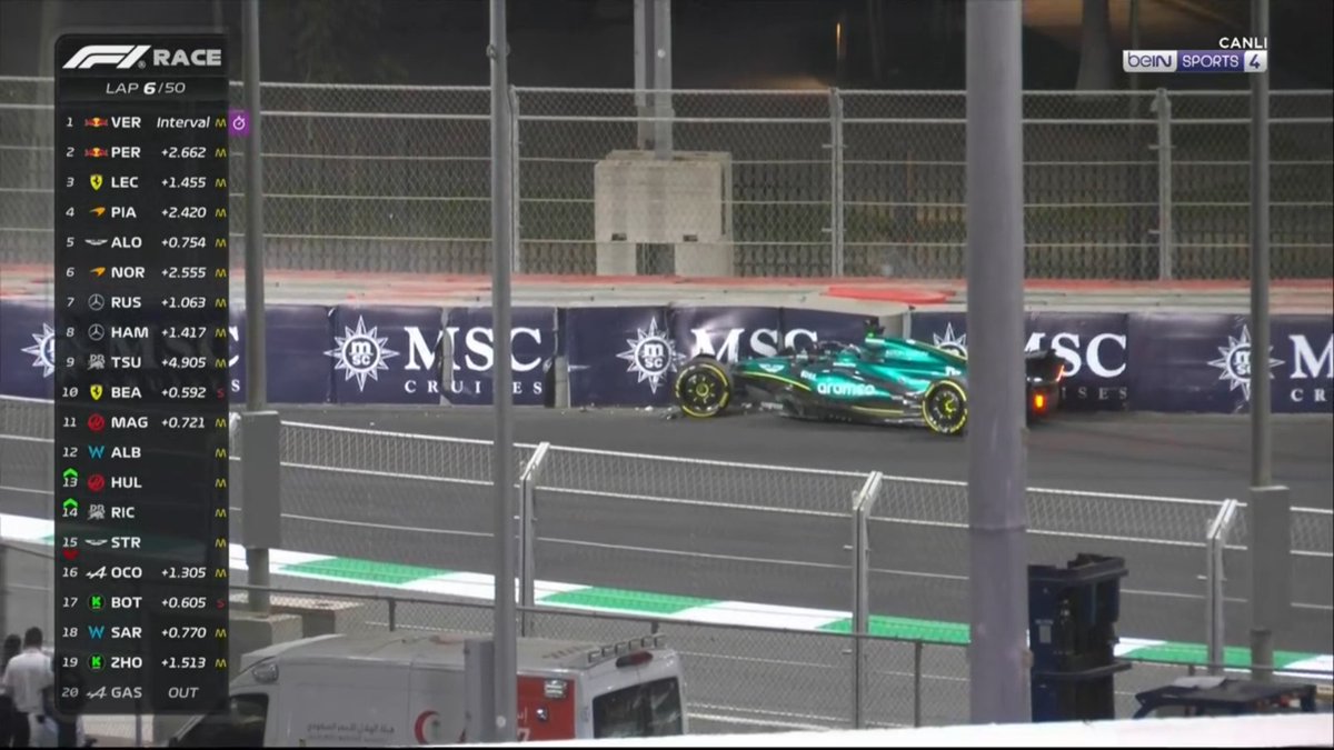 aston_F1_'s tweet photo. عاجل 🚨🚨🚨

لانس سترول يصطدم بالجدار في اللفة رقم 7 من سباق جائزة السعودية الكبرى 😔.

#فورمولا1 | #SaudiArabianGP    🇸🇦 https://t.co/lueHqdfD5s