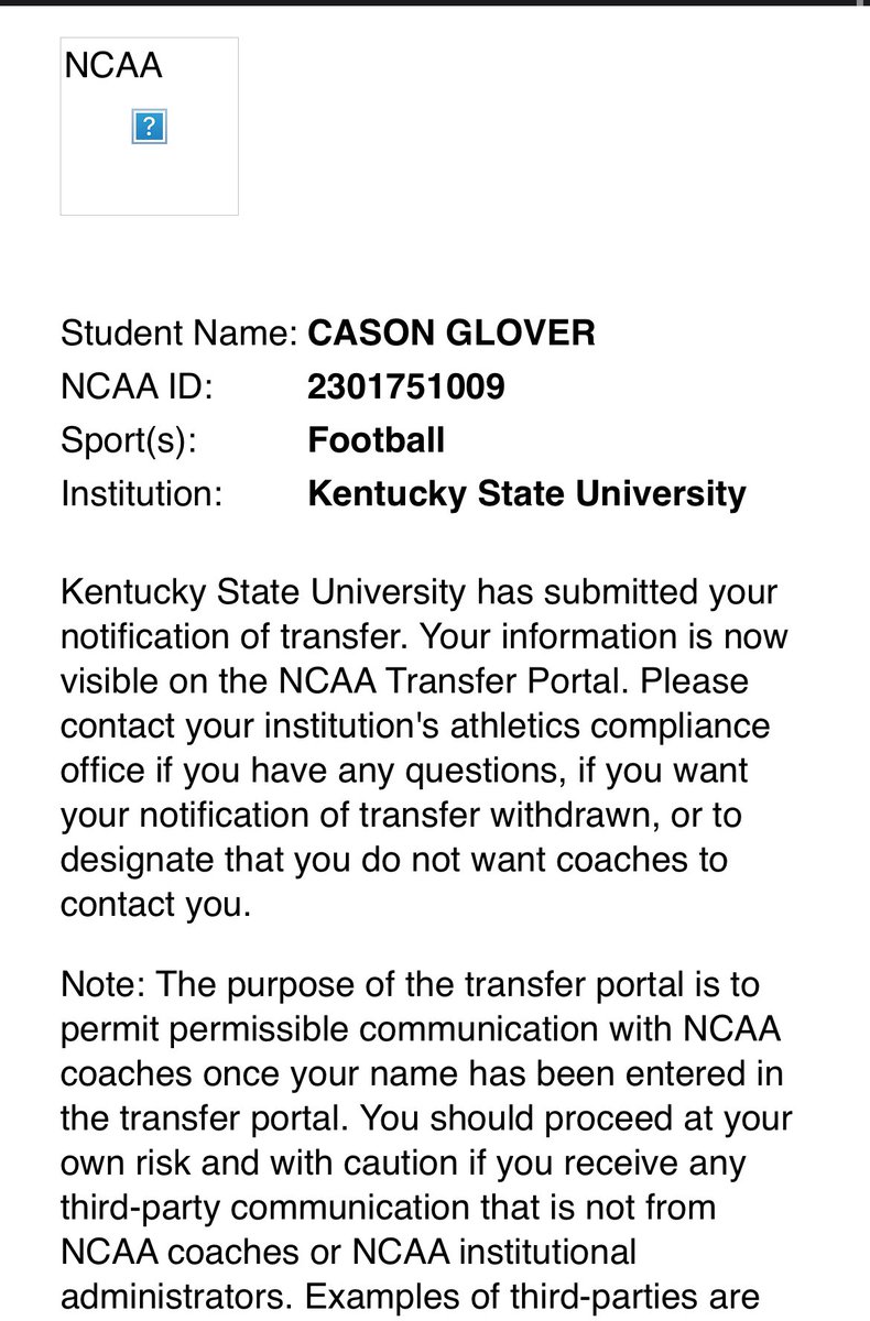 Cason Glover tweet media