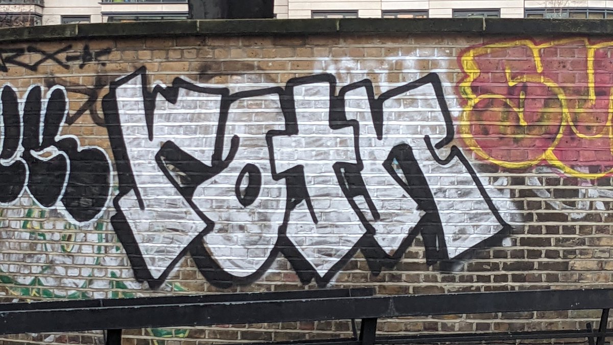 Sometimes while walking around you find 
#GraffitiArt
#Streetart

First two images
#Camden
Second image
#NewingtonGreen 
Last one 
Near paddington station.