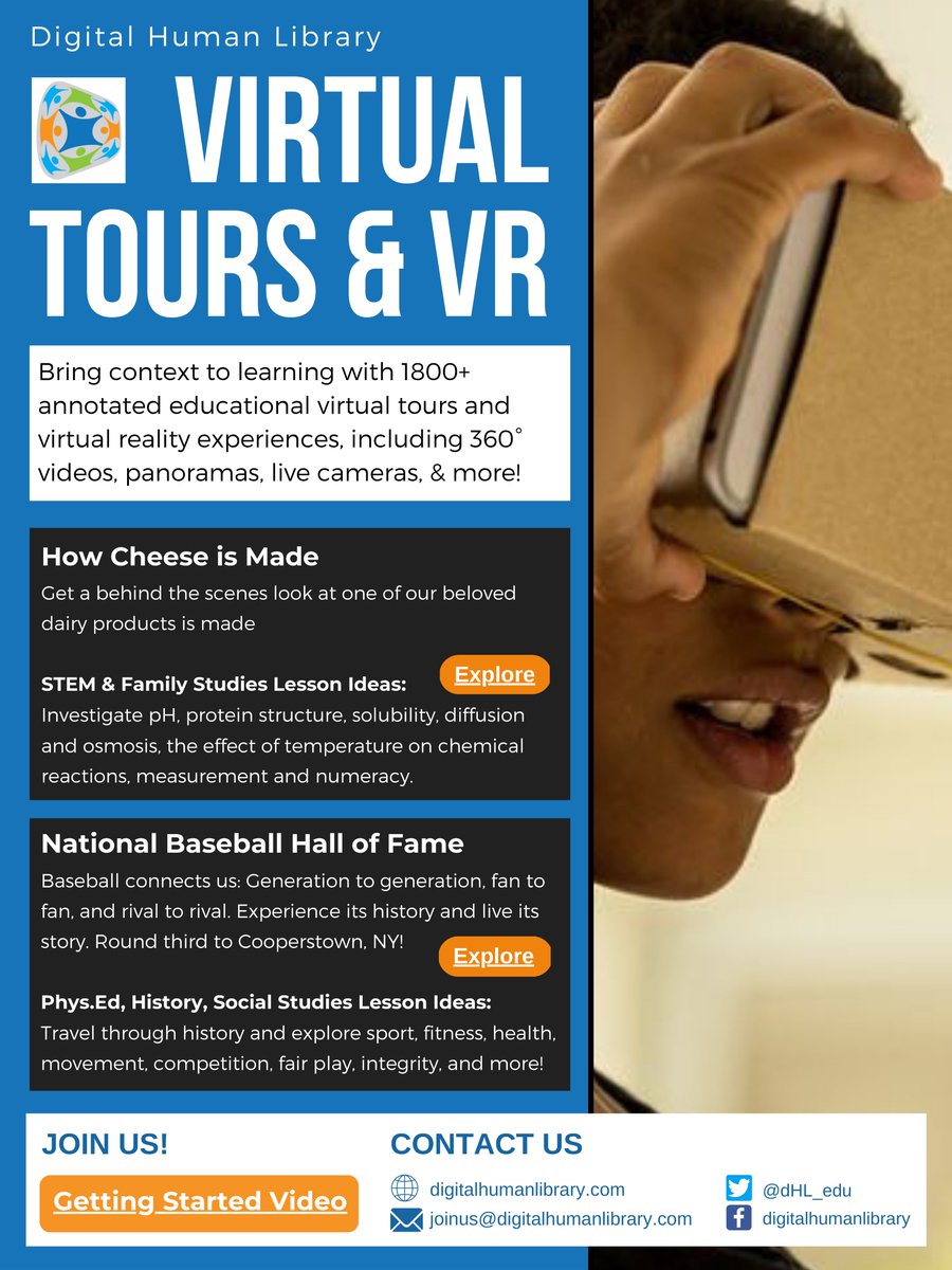 ✨ Explore the world from your classroom with our Virtual Tours & Virtual Reality library! 🌍 Immerse students in captivating experiences and enrich lesson plans with interactive VR tours. lnkd.in/gv8CnnhC #virtualreality #educationinnovation #immersivelearning