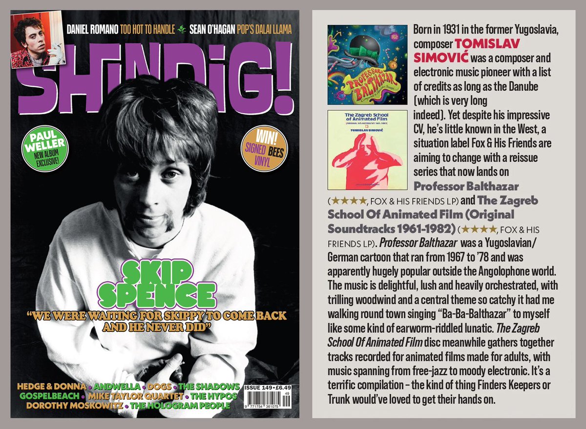 Fox&HisFriends (@foxandhisfriend) on Twitter photo Novi <a href="/ArtrockerTV/">Shindig! Magazine</a> ima sjajnu recenziju naÅ”ih Fox & His Friends Records "Tomislav SimoviÄ - Professor Balthazar (Music From The Original TV Series)" & "Tomislav SimoviÄ - The Zagreb School Of Animated Film (Original Soundtracks 1961-1982)" vinila koji su dobili ā
ā
ā
ā
Novi <a href="/ArtrockerTV/">Shindig! Magazine</a> ima sjajnu recenziju naÅ”ih Fox & His Friends Records "Tomislav SimoviÄ - Professor Balthazar (Music From The Original TV Series)" & "Tomislav SimoviÄ - The Zagreb School Of Animated Film (Original Soundtracks 1961-1982)" vinila koji su dobili ā
ā
ā
ā