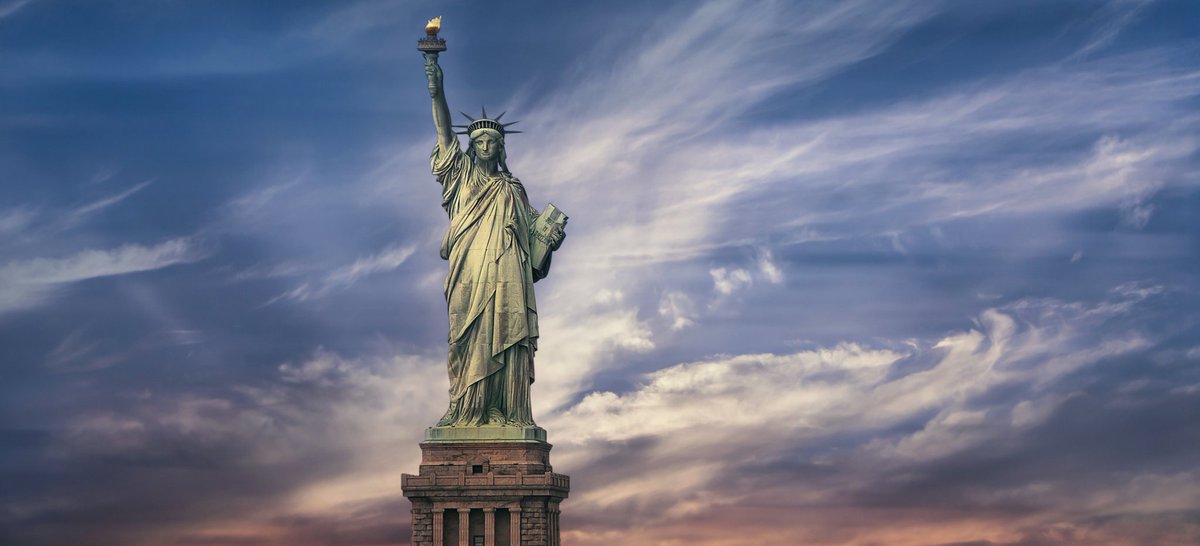 scottoffen's tweet photo. @elonmusk Give me your tired, your poor
Your huddled masses yearning to breathe free
The wretched refuse of your teeming shore
Send these the homeless tempest-tost to me
I lift my lamp beside the golden door! https://t.co/nVQLtqTZq9
